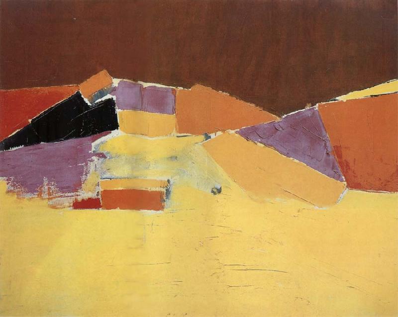 Nicolas de Stael Abstract Figure